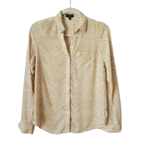 The Limited Tops - The Limited Zebra Printed Blouse